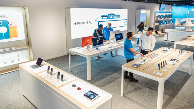 Apple iMac testen in de winkel