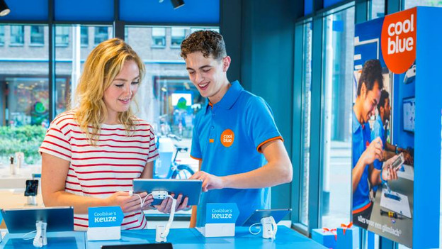 Tablets in de winkel