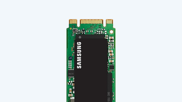 M.2 SATA SSD met de kenmerkende 2 sleutels