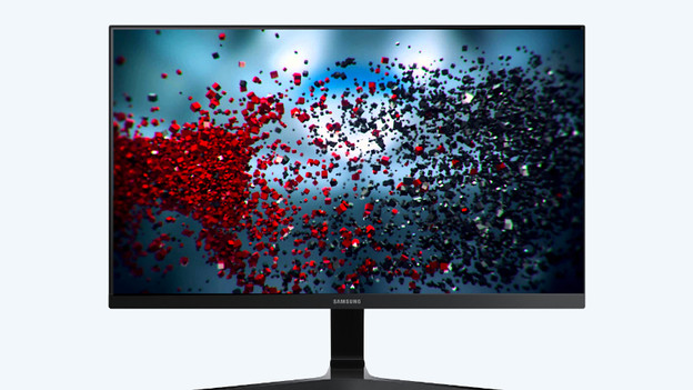A monitor with an IPS panel, with widest viewing angle and the brightest colors