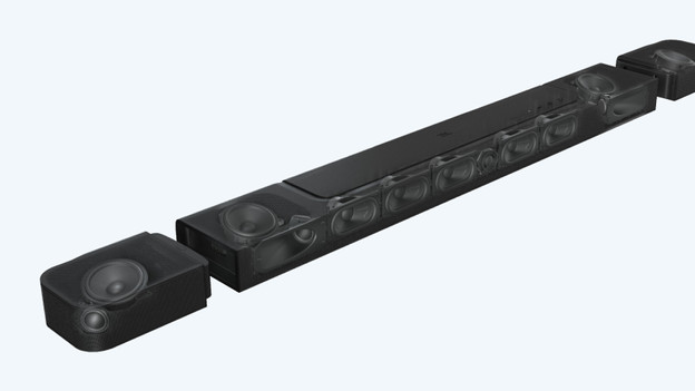 JBL Bar 1000: 14, waarvan 4 omhoog gericht