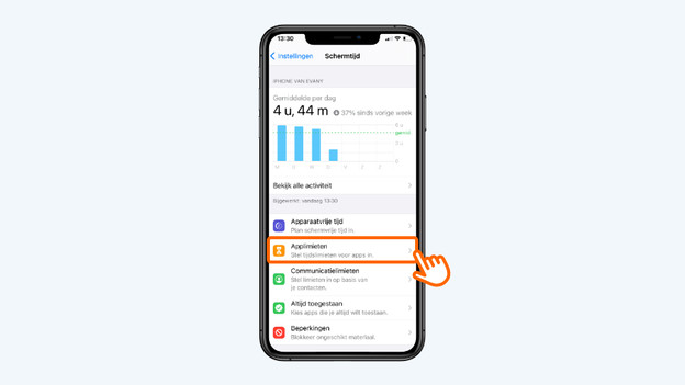 Choose 'App Limits'.