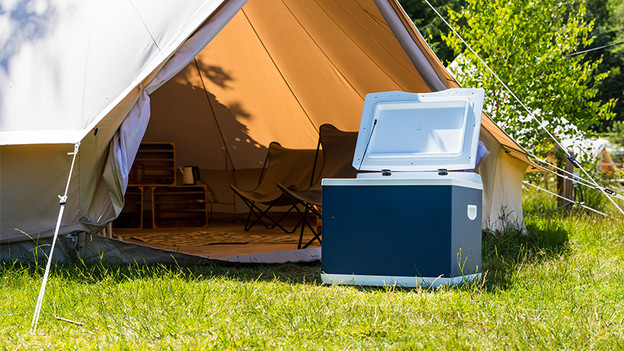 Koelbox op de camping