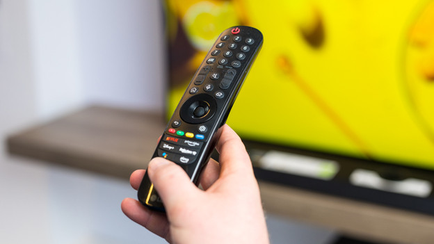 Magic Remote afstandsbediening van de LG QNED816