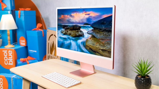 Apple iMac: computer verwerkt in het beeldscherm