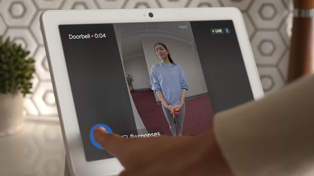 Google deurbel video op de Google Home