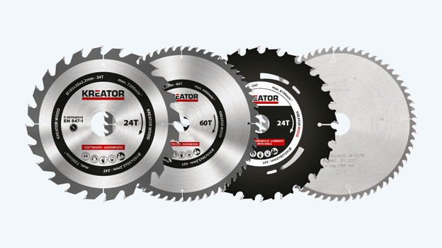 Circular saw blades for radial arm saw