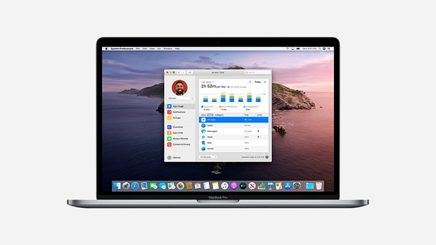 Schermtijd macOS 10.15 Catalina