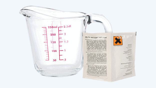 Ontkalken voorbereiden