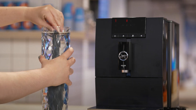 Set the water filter