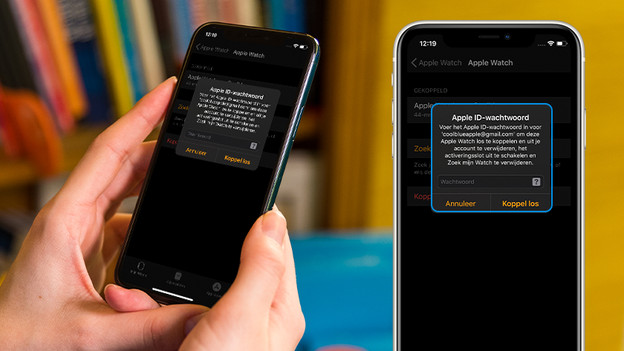 5. Voer het wachtwoord in van je Apple ID.