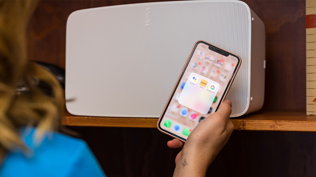 Sonos App in gebruik