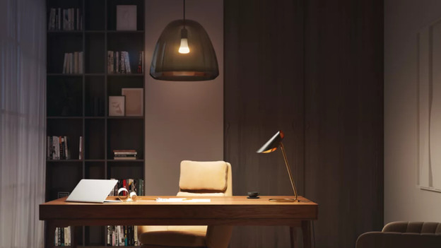 functioneel licht bij bureau