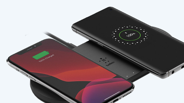 dubbele draadloze oplader