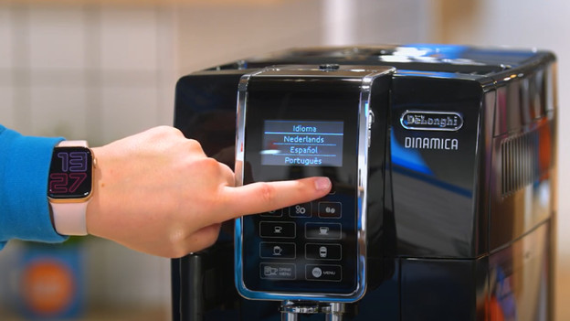 Sluit de machine aan