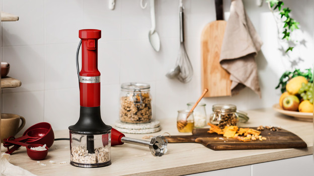 KitchenAid staafmixer met hakmolen