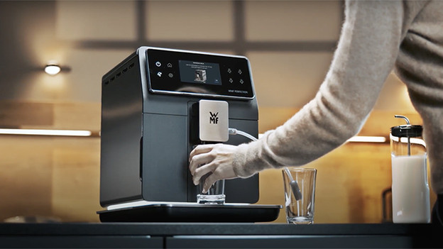 Step 1: rinse the milk system