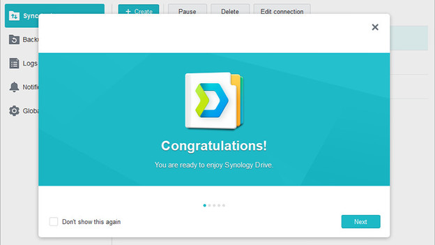 Synology apps instellen