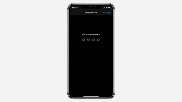 Voer jouw toegangscode in