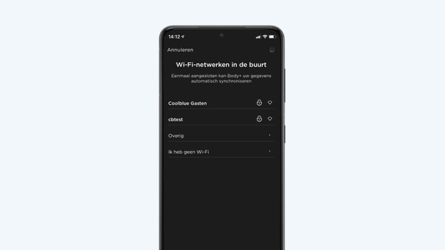 Withings weegschaal synchroniseren met app