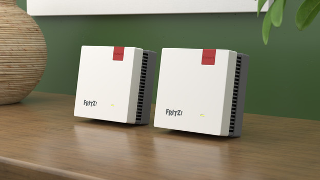 Mesh met router en repeater