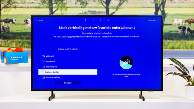 Selecteer je wifi netwerk