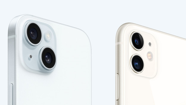 iPhone 11 en iPhone 15 camera's