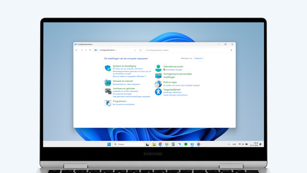 System restore on a Windows laptop.