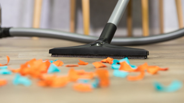 parquet brush vacuum dirt