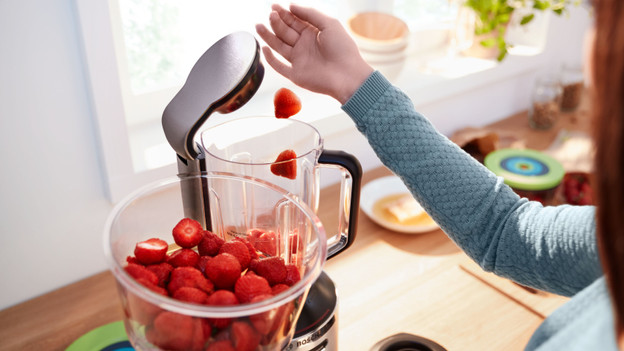 Aardbeien in smoothie