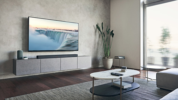 Soundbar in the living room