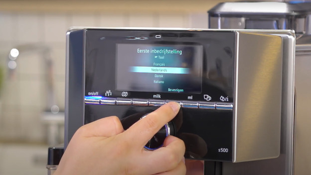 Stel de gewenste taal in