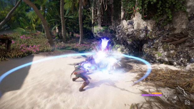 Attack machines and robot-like creatures with the bow and arrow