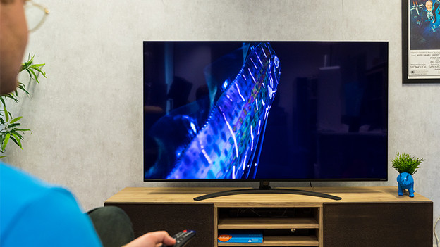 Contrast black levels of the LG NANO866