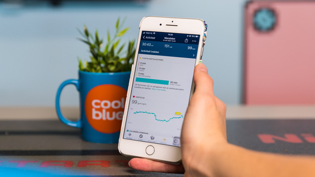 Tik op de activiteit zonder sportprofiel.