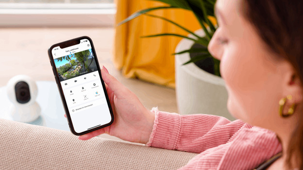 Tapo app op smartphone