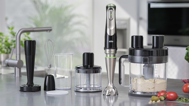 Staafmixer: beperkte keus uit accessoires
