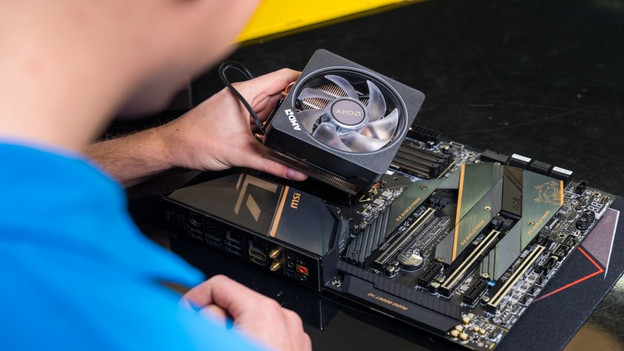 Processorkoeler voor op de CPU