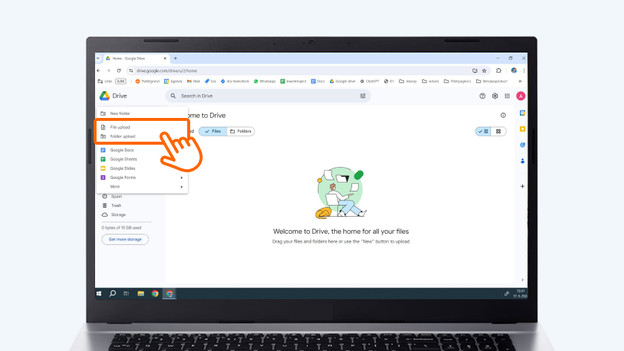 Different types of cloud storage.
