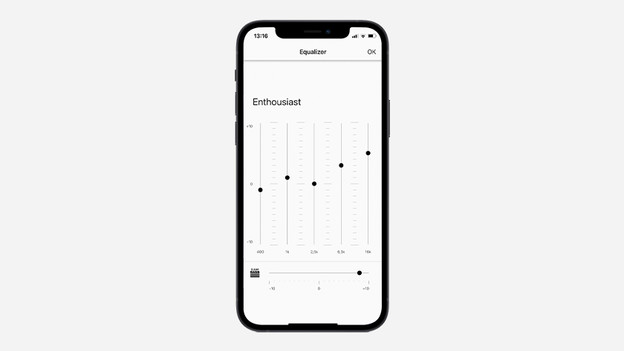 Frequency bands equalizer
