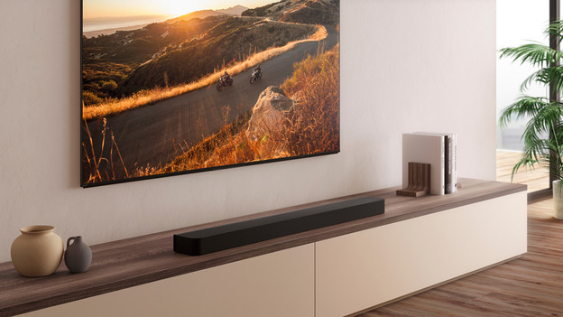 Sony soundbar in de woonkamer