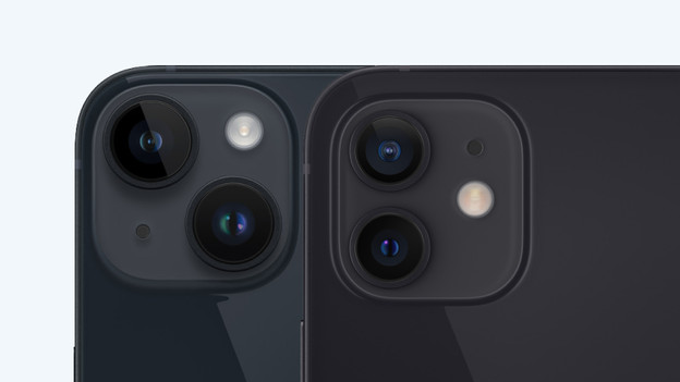 iPhone 14 en iPhone 12 camera's