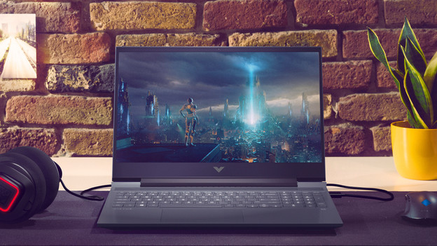 Beeldscherm van een HP Victus laptop