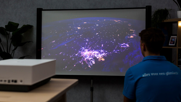 Contrast licht en donker LG HU810PW Cinebeam