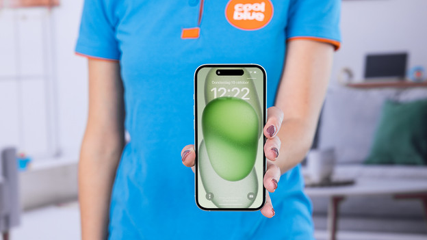 Het scherm met Dynamic Island