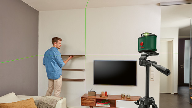 Reikwijdte kruislijnlaser