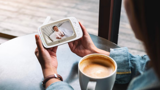  Beeldbabyfoon: afhankelijk interne batterij