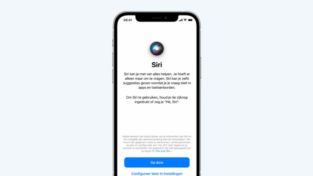 Siri instellen