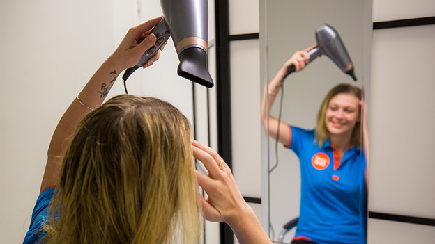 Drogen met keratin protect föhn