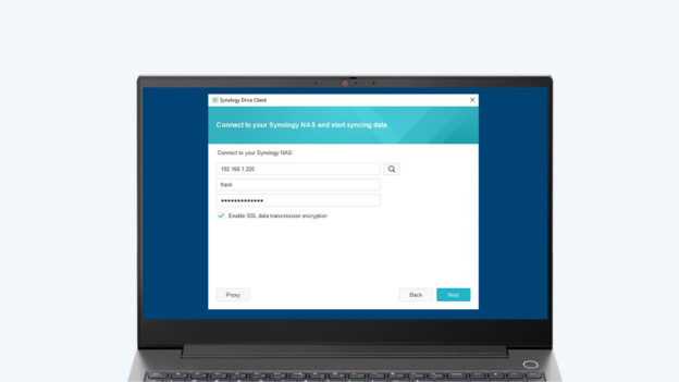 Synology Download center voor de Drive client op je pc of laptop